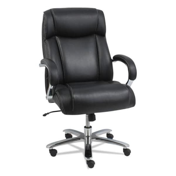 Fine-Line ALE Maxxis Series Big & Tall Leather Chair Black & Chrome FI290323 - main